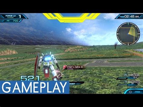 Mobile Suit Gundam: Extreme VS Force PS Vita Gameplay
