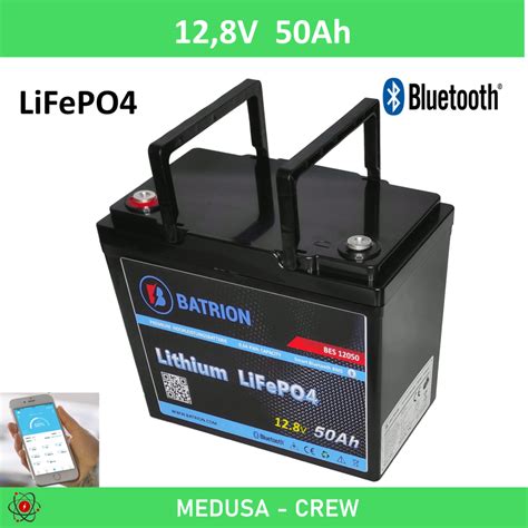 LiFePO4 Akku 12V 50Ah Lithium Batterie BATRION Wohnmobil Boot Bluetooth ...