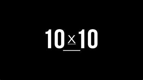 An Introduction to 10x10 - YouTube