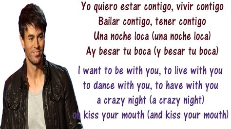 Enrique Iglesias - Bailando - Lyrics English and Spanish - Dancing ...