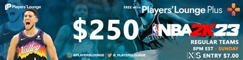Players' Lounge - 2K23 Regular Teams $250