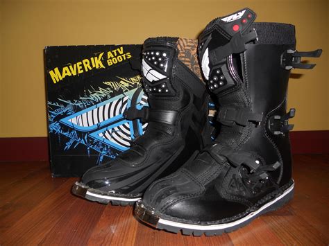 KLR650 Adventures: Fly Racing Maverik ATV-Dual Sport Boots Review