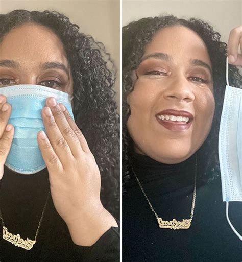 TikTok Hack to Avoid Staining Your Mask with Makeup - PureWow