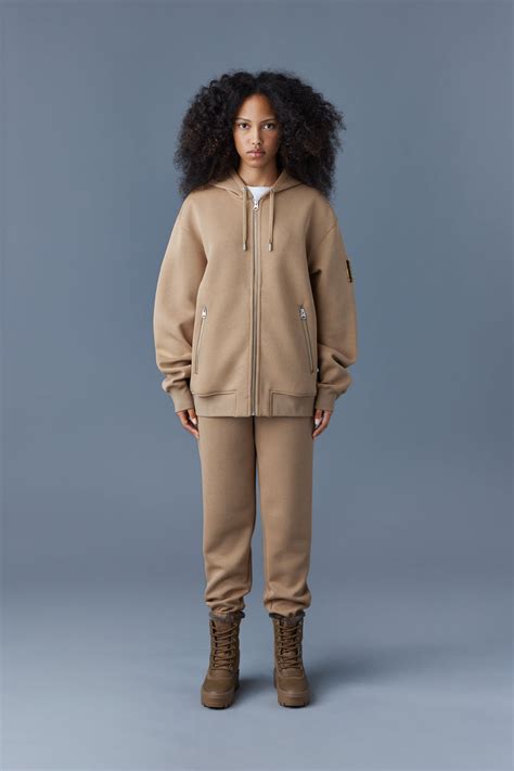 MACKAGE Krys Zip Unisex Apparel – ASPHALT