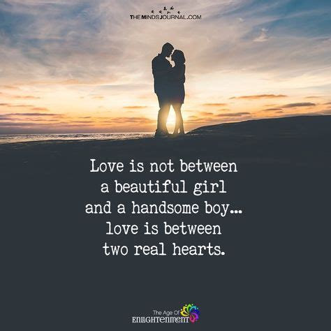 Love Is Not Between A beautiful Girl And A Handsome Boy | Handsome ...
