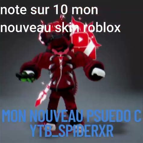 Alors combien sur 10 mon nouveau skin #roblox - YouTube