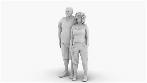Fichier STL Couple 🧑‍🤝‍🧑 (OBJ)・Design pour imprimante 3D à télécharger ...
