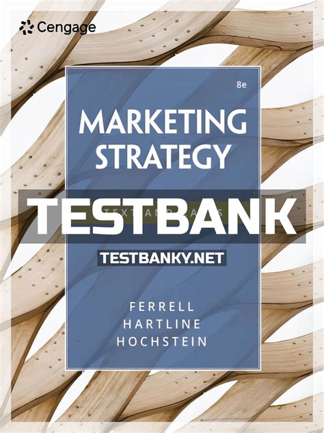 Test Bank for Marketing Strategy 8th Edition Ferrell ISBN 9780357516300