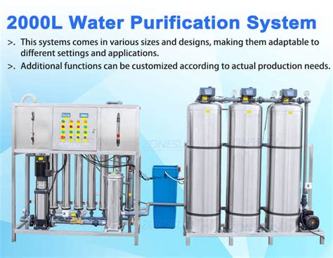 Water Purification Systems Machine - ZONESUN TECHNOLOGY LIMITED