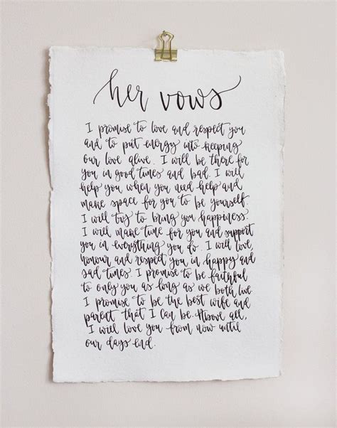 Wedding Vows For Him Template, These Basics Are Actually Quite Fruitful.