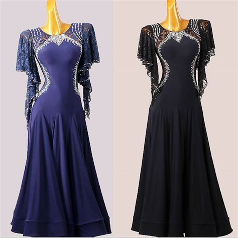 Elegant Euphoria Dress | Blue / Black | Dance Dresses – Dance Dressing