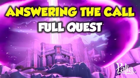 Palia ANSWERING THE CALL Full Quest