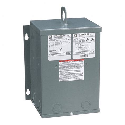SQUARE D, 110V AC/220V AC, Wall, Dry Type Power Distribution ...