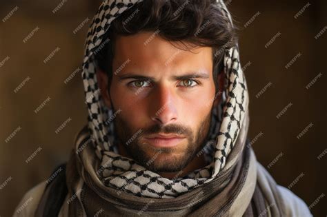 Jeune Homme Arabe En Vêtements Nationaux Et Turban Homme Musulman ...