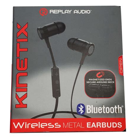 Audífonos Inalámbricos Bluetooth Metal REPLAY AUDIO RPA-BTEB17BK | Do ...