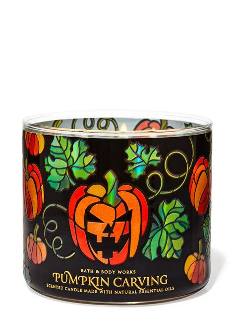 Bath & Body Works Pumpkin Carving 3-Wick Candle | Bath & Body Works ...