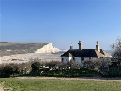 The Seven Sisters Cliffs and Coastguard Cottages from “Atonement ...