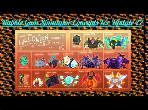 Concepts For Bubble Gum Simulator Update 77- Halloween Event - YouTube