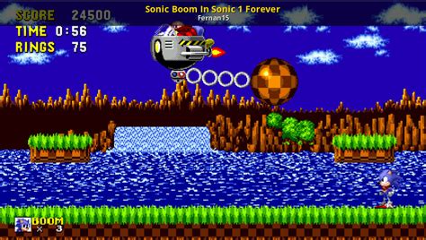 Sonic Boom In Sonic 1 Forever Mod for Sonic the Hedgehog Forever | S1F Mods