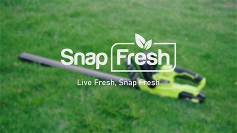 SnapFresh 20V Cordless Hedge Trimmer - YouTube