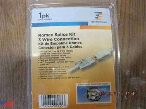 romex splice kit - Impressed Video