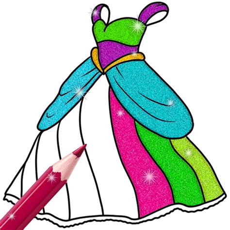 ‎Glitter Dress Coloring on the Mac App Store