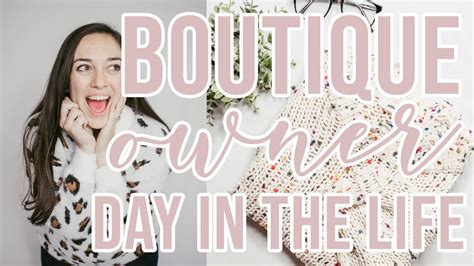 Boutique Owner Day in the Life Vlog - YouTube