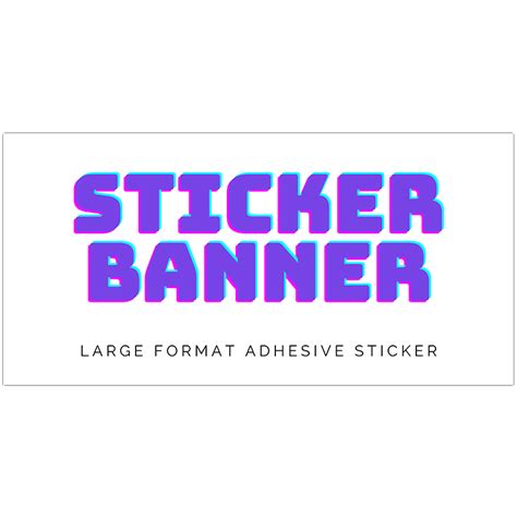 Sticker Banner Vinyl Adhesive Printing Same Day in Atlanta, GA