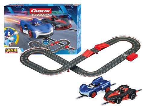 Carrera Go Sonic The Hedgehog Battery Operated Slot Car Racing Track ...