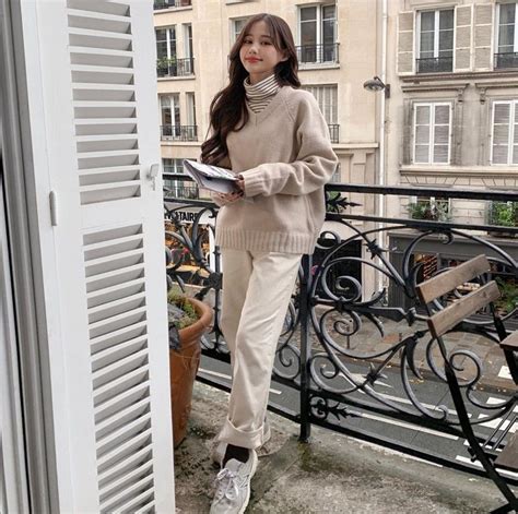 g e o r g i a n a | Korean winter outfits, Korean fashion winter ...