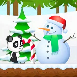 Play Christmas Panda Run For Free Online Instantly | Pokid