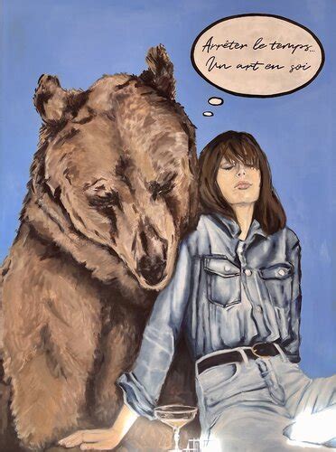 Teddy arrête le temps by Angéline Tripet (2023) : Painting Oil on ...