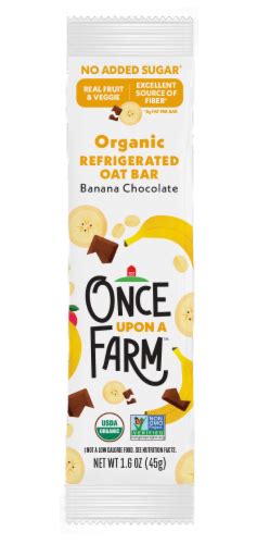 Once Upon A Farm™ Banana Chocolate Chip Organic Refridgerated Oat Bar ...