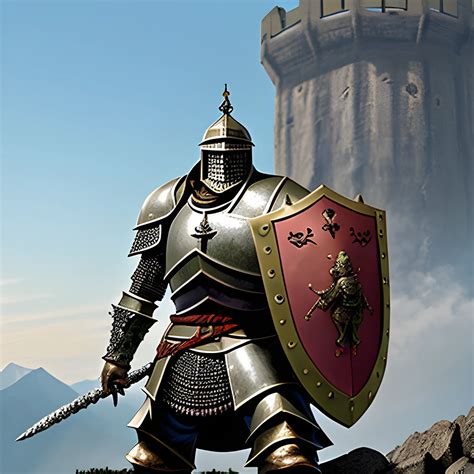 Igor the Iron clad, a tall knight with armor from head to toe and ...