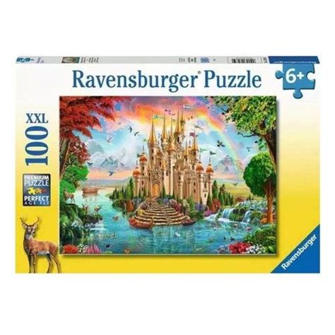 Ravensburger 100XXLpc 6+ Rainbow Castle | The Puzzle People