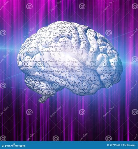 Brain Puzzle Icon. Colorful Neurodiversity Concept. Human Mind ...