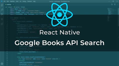 React Native: Google Books API Search - YouTube