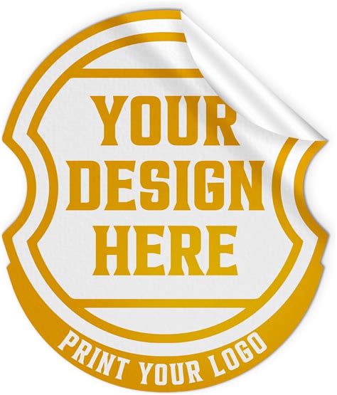 EGD 120 Pack Custom Stickers for Business Logo | Print Your Own Sticker ...