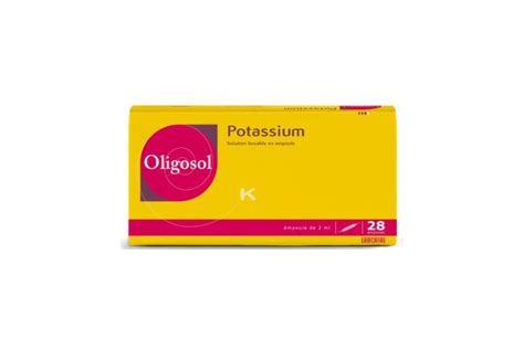 Oligosol potassium - 28 ampoules
