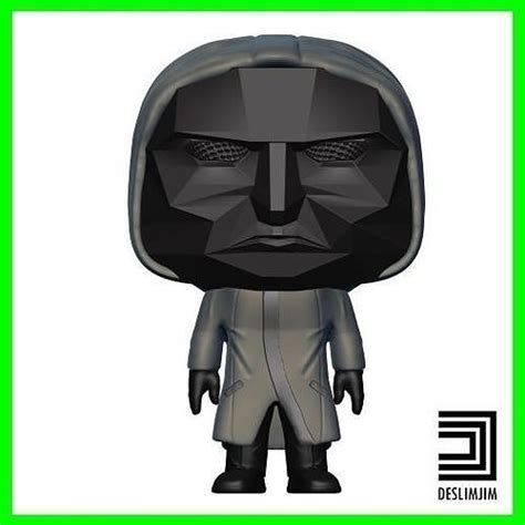 Black Mask Round 6 Squid Game Netflix Funko Pop Toyart 3D model 3D ...