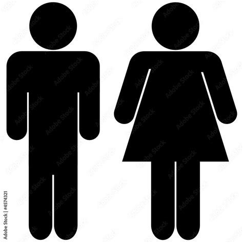 silhouettes d'un couple homme femme Stock Vector | Adobe Stock
