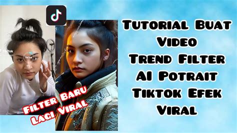CARA BUAT VIDEO FILTER AI POTRAIT AI MANGA TIKTOK EFEK TREND LUCU ...