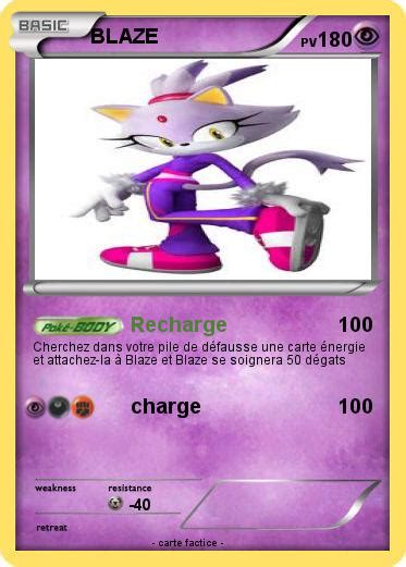 Pokémon BLAZE 1196 1196 - Recharge - Ma carte Pokémon