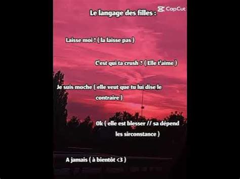 langage des fille 😶‍🌫️🤫 - YouTube