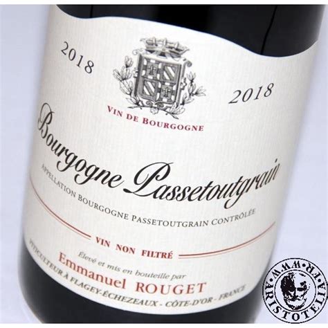 Red wine Bourgogne Passetoutgrain 2018 Emmanuel Rouget