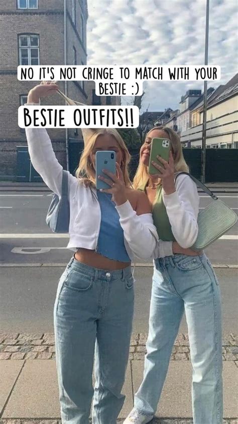No it’s not cringe to match with your bestie :) | Best friends photos ...