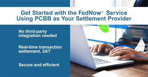 🚀 Power your FedNow® payments with seamless settlement from PCBB | PCBB