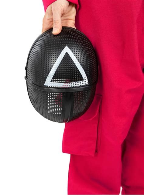 Maska Squid Game z symbolem trójkąta - Official Netflix. Najbardziej ...