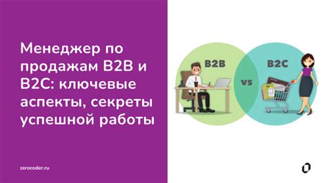 Менеджер по продажам B2B и B2C: кто это, что делает, что такое B2B и B2C