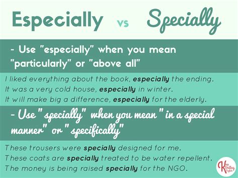 Grammar: Especially vs Specially | Gramática, Línguas, Faça você mesmo ...
